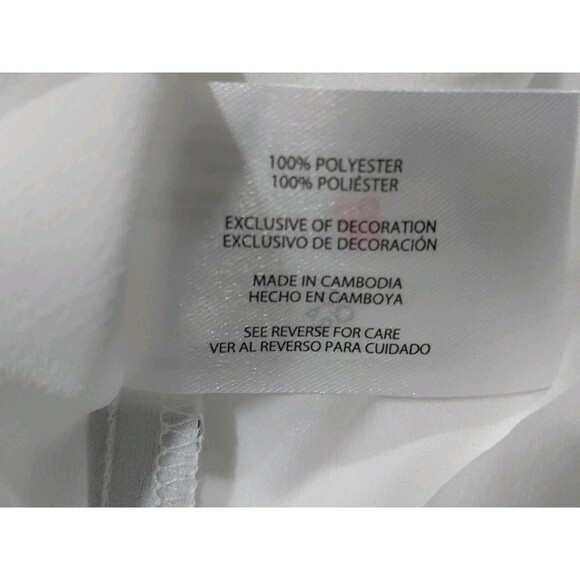 Banana Republic XL White V-Neck Sleeveless Minamalist Boxy Closet Staple Top - Picture 8 of 12